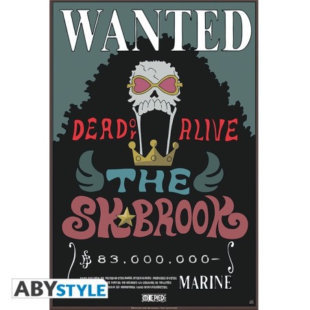 ONE PIECE - Poster "Wanted Brook New" (52x35) ONE PIECE - Poster "Wanted Brook New" (52x35)