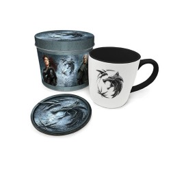 The Witcher: Taste of Steel Mug and Coaster in Tin