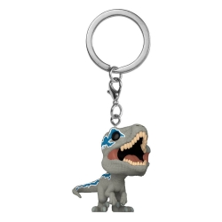 Funko Pop! Keychain: Jurassic World - Velociraptor (Blue)