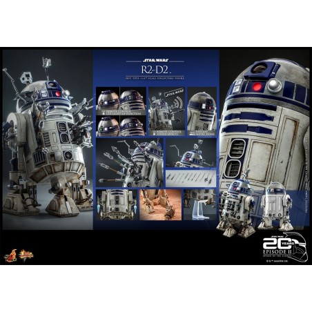 Hot Toys Star Wars: Attack of the Clones - R2-D2 1:6 Scale Hot Toys Star Wars: Attack of the Clones - R2-D2 1:6 Scale