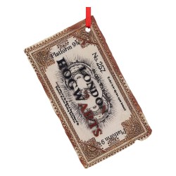 Harry Potter: Hogwarts Express Ticket Christmas Tree Ornament