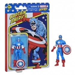 Marvel Legends: Retro Action Figure - Captain America 10 cm
