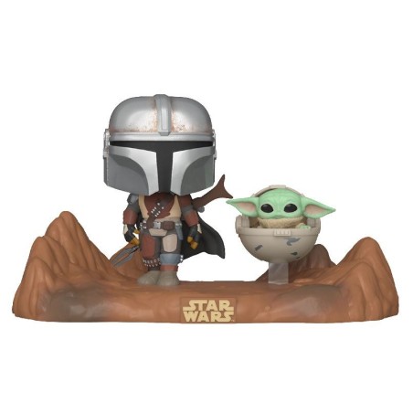 Funko Pop! Star Wars: The Mandalorian Moment - Mando & The Child Funko Pop! Star Wars: The Mandalorian Moment - Mando & The Child