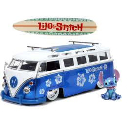 Disney: Die-cast VW Van with Stitch and Surfboard 1:24 scale