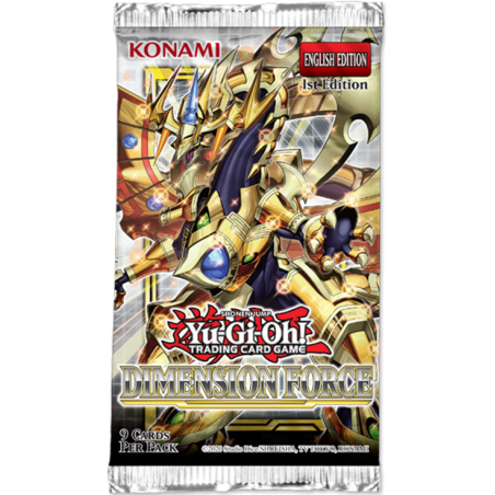 Yu-Gi-Oh! - Dimension Force Boosterpack (1 booster) Yu-Gi-Oh! - Dimension Force Boosterpack (1 booster)