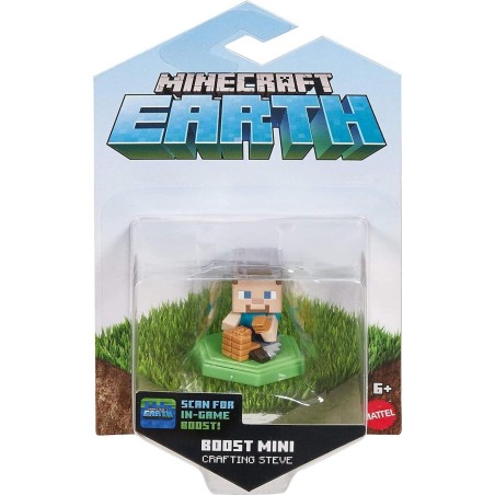 Minecraft Boost Earth - Benchmarking Steve - Mini Speelfiguur Minecraft Boost Earth - Benchmarking Steve - Mini Speelfiguur