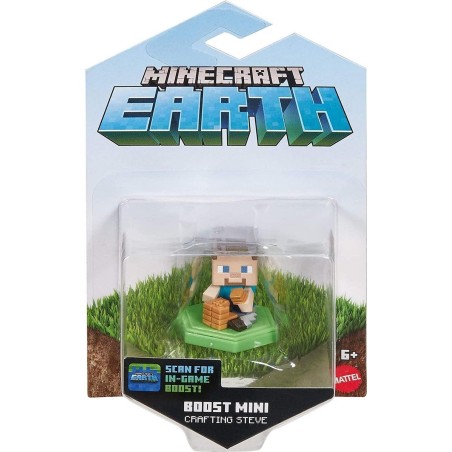 Minecraft Boost Earth - Benchmarking Steve - Mini Speelfiguur