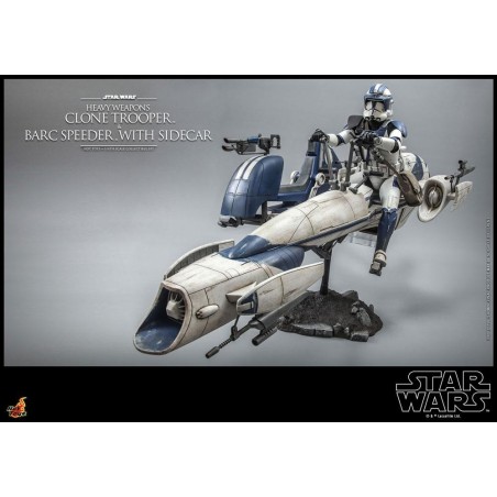 Hot Toys Star Wars: Heavy Weapons Clone Trooper & BARC Speeder