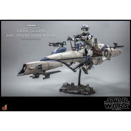 Hot Toys Star Wars: Heavy Weapons Clone Trooper & BARC Speeder