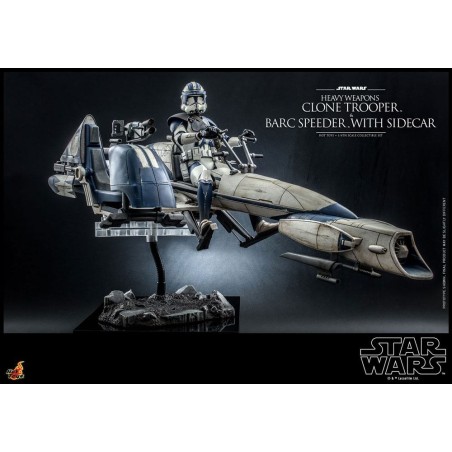 Hot Toys Star Wars: Heavy Weapons Clone Trooper & BARC Speeder