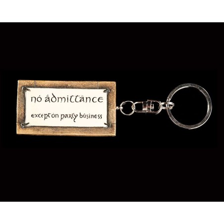 The Lord of the Rings: No Admittance Key Ring 6 cm