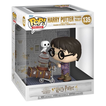 Funko Pop! Harry Potter: Harry Pushing Trolley (Deluxe)