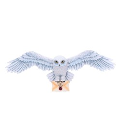 Harry Potter Hedwig A5 Notebook White Owl Fluffy Plush Journal & Mini Pocket NEW 