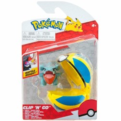 Pokémon: Clip 'N' Go: Gible and Poke Ball Mini Action Figure Toy