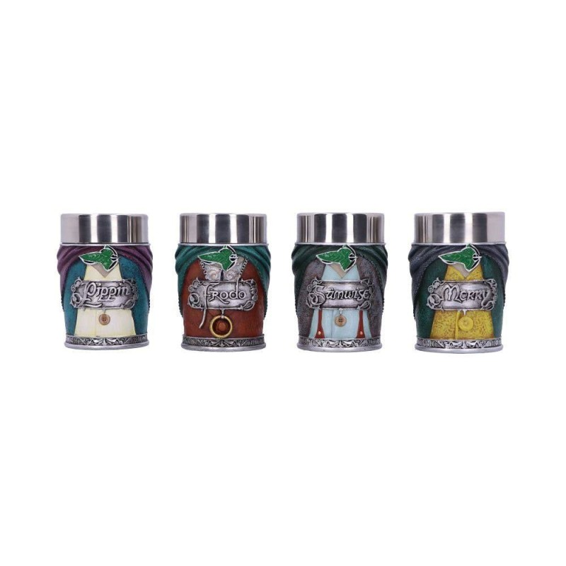 The Lord Of The Rings: Hobbits Shotglass 4-Pack