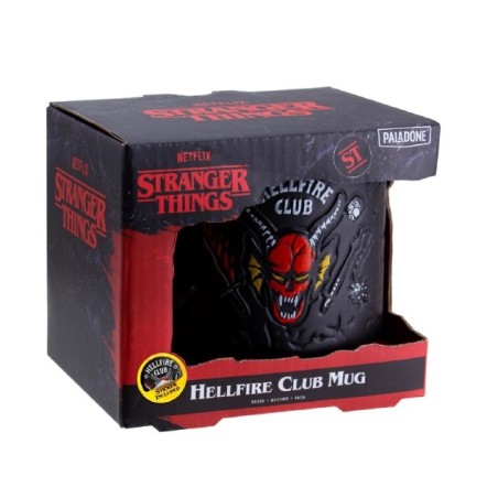 Stranger Things: Hellfire Club Demon Embossed Mug Stranger Things: Hellfire Club Demon Embossed Mug