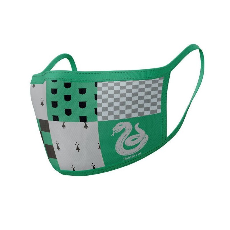 Baumwollmaske 2-pack: Harry Potter - Slytherin