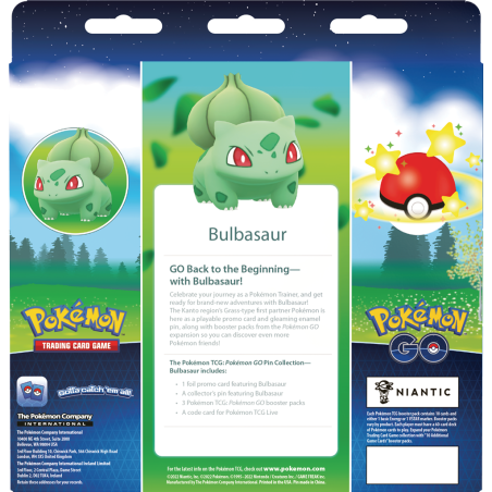 Pokemon: Pokémon Go Pin Collection (Bulbasaur) Pokemon: Pokémon Go Pin Collection (Bulbasaur)