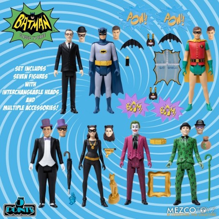 Batman 1966: 5 Points Deluxe Action Figure Box Set