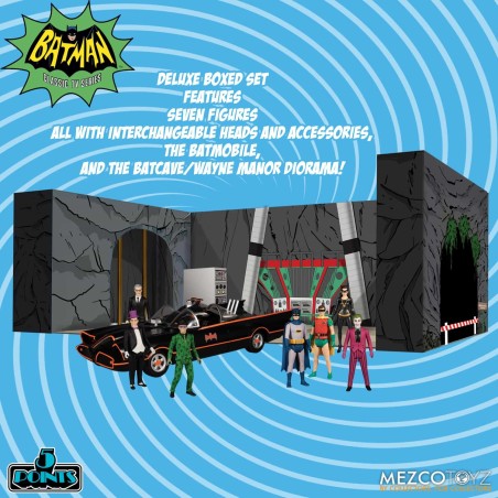 Batman 1966: 5 Points Deluxe Action Figure Box Set Batman 1966: 5 Points Deluxe Action Figure Box Set