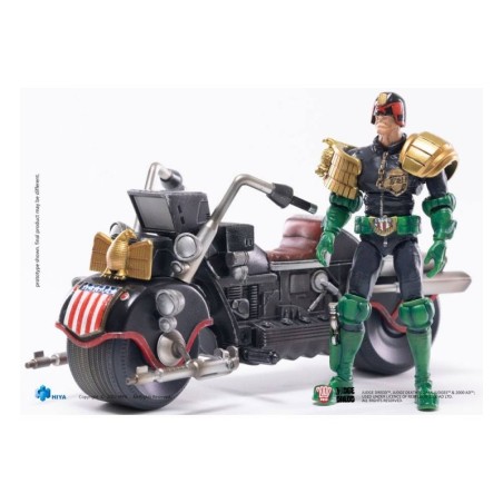 Judge Dredd: Judge Dredd and Lawmaster MK II 1:18 Scale Mini