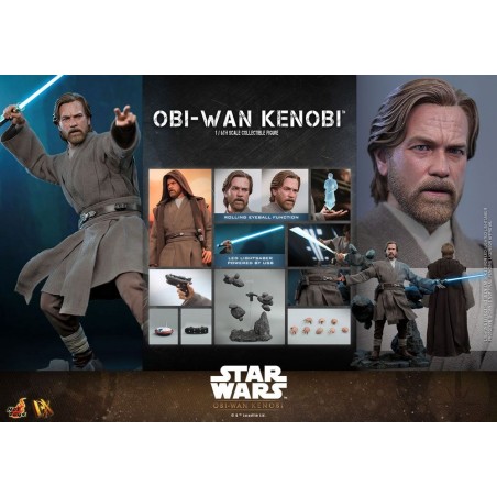 Hot Toys Star Wars: Obi-Wan Kenobi Action Figure 1/6 Obi-Wan Hot Toys Star Wars: Obi-Wan Kenobi Action Figure 1/6 Obi-Wan