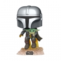 Funko Pop! Star Wars: The Mandalorian Flying with Jet Pack