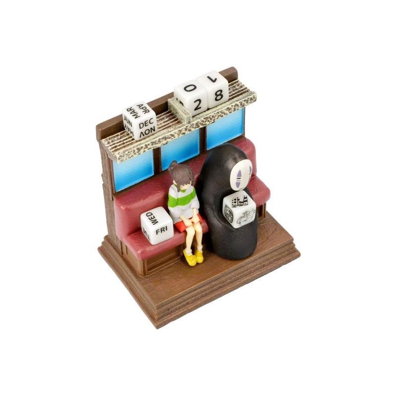 Spirited Away: Perpetual Calendar Unabara Train 13 cm