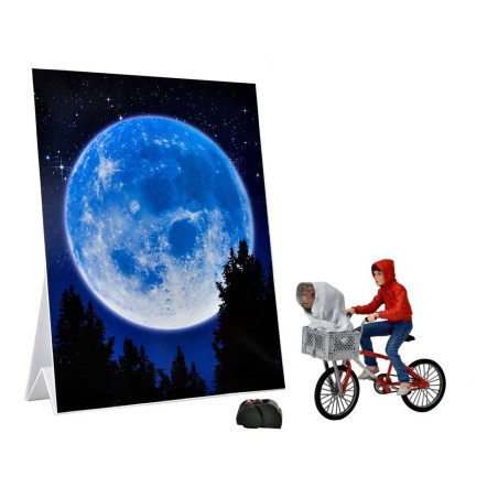 NECA Ultimate Elliott & E.T. on Bicycle (40th Anniversary)