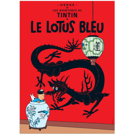 TinTin: Le Lotus Bleu Poster 40 cm x 60 cm