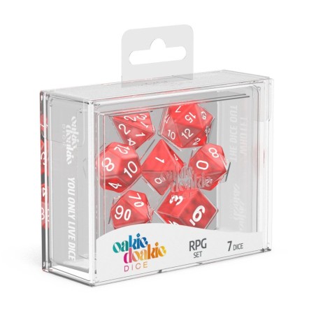 Oakie Doakie Dice RPG Set Speckled - Light Blue (7) Oakie Doakie Dice RPG Set Speckled - Light Blue (7)