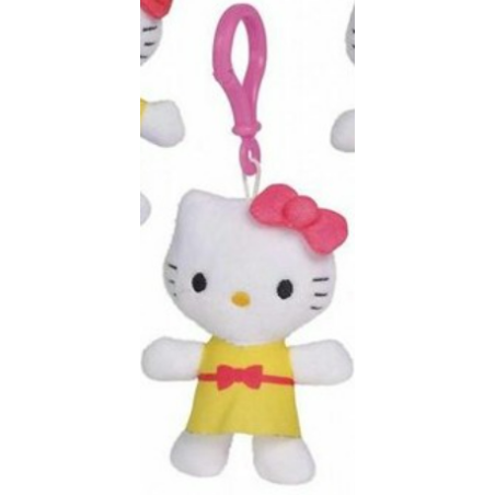 Hello Kitty: Yellow Dress Plush Bagclip 10 cm