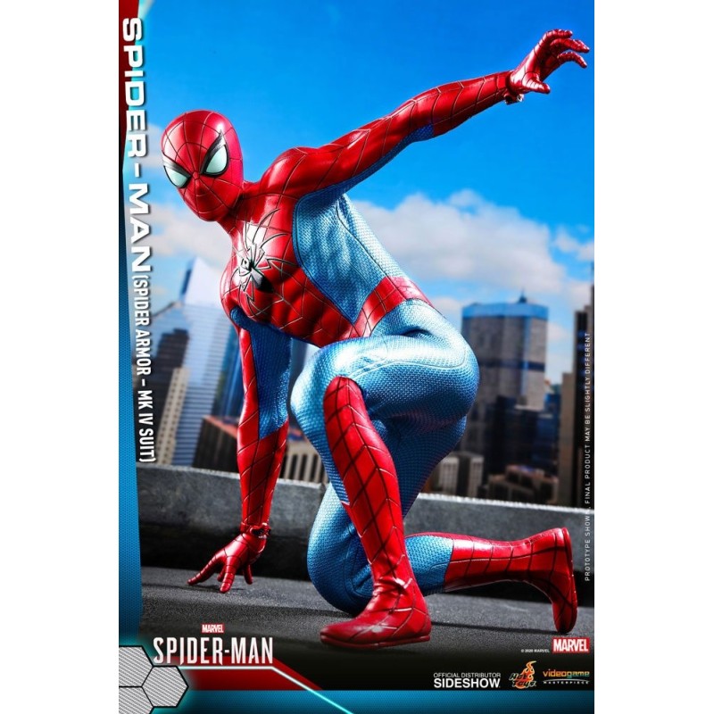Buy Hot Toys Marvel's Spider-Man Video Game Masterpiece Action Figure 1/6  Spider-Man (Spider Armor MK IV Suit) 30 cm, Hot Toys