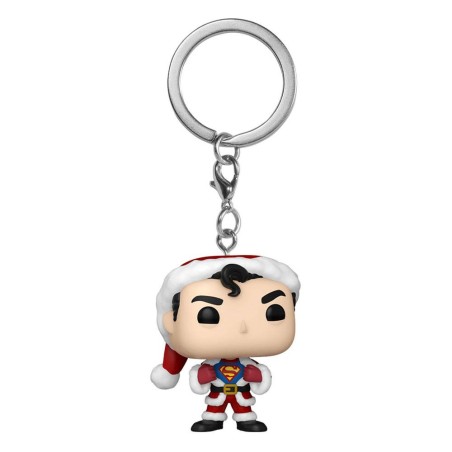 Funko Pop! Keychain: DC - Holiday Superman