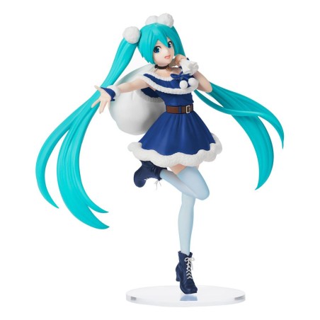 Hatsune Miku SPM PVC Statue Christmas 2020 Blue 22 cm Hatsune Miku SPM PVC Statue Christmas 2020 Blue 22 cm