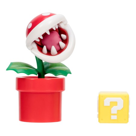 Nintendo: Piranha Plant with Question Block Figure 10 cm