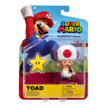 Nintendo: Toad with Star Action Figure 10 cm