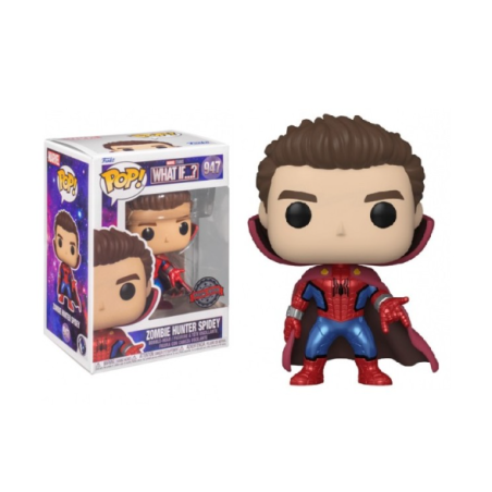 Funko Pop! Marvel: What If - Zombie Hunter Spidey (unmasked)