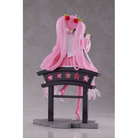 Sakura Miku AMP+ PVC Statue Sakura Lantern Ver. 20 cm