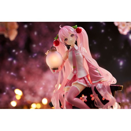 Sakura Miku AMP+ PVC Statue Sakura Lantern Ver. 20 cm