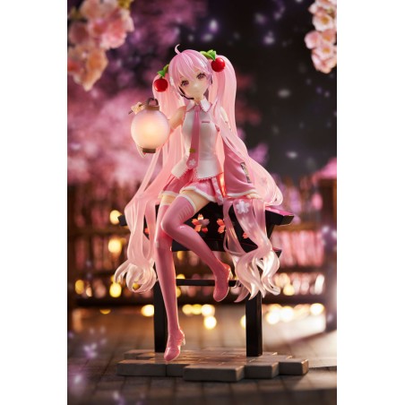 Sakura Miku AMP+ PVC Statue Sakura Lantern Ver. 20 cm