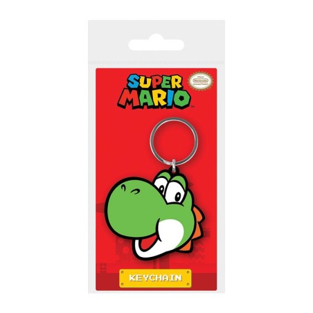 Super Mario: Yoshi Rubber Keychain 6 cm