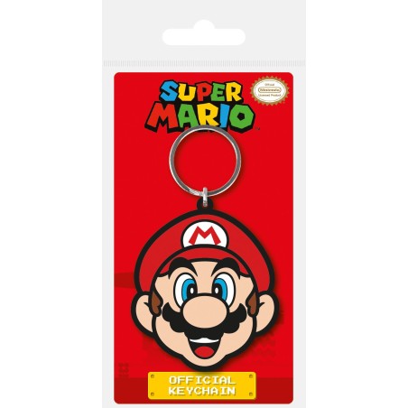 Super Mario: Mario Rubber Keychain 6 cm