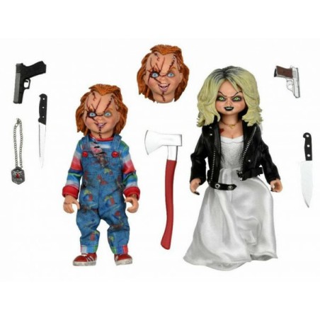 Neca Bride of Chucky: Chucky and Tiffany Clothed Action Figure Neca Bride of Chucky: Chucky and Tiffany Clothed Action Figure