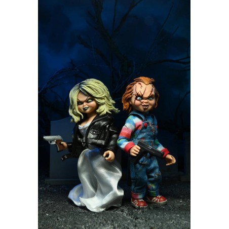 Neca Bride of Chucky: Chucky and Tiffany Clothed Action Figure Neca Bride of Chucky: Chucky and Tiffany Clothed Action Figure