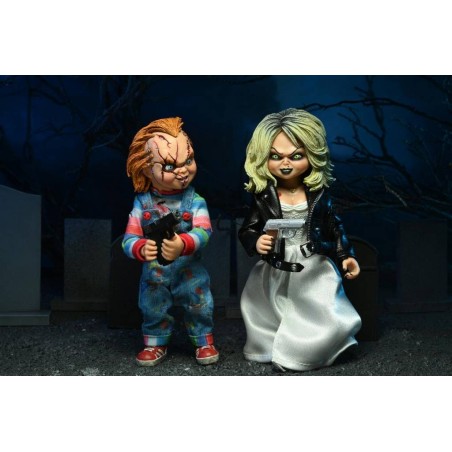 Neca Bride of Chucky: Chucky and Tiffany Clothed Action Figure Neca Bride of Chucky: Chucky and Tiffany Clothed Action Figure