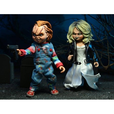Neca Bride of Chucky: Chucky and Tiffany Clothed Action Figure Neca Bride of Chucky: Chucky and Tiffany Clothed Action Figure
