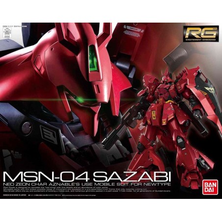 Gundam Model Kit: MSN-04 Sazabi RG 1/144