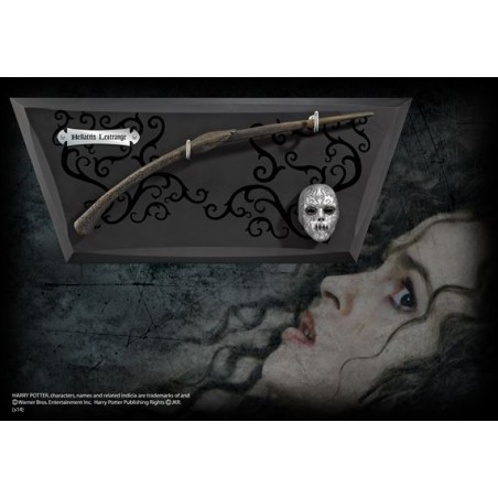 Harry Potter: Zauberstab Bellatrix Lestrange mit Wanddisplay