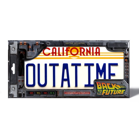 Back to the Future: OUTATIME License Plate Replica